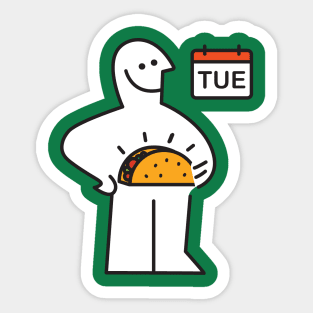 How to Taco Tuesday Sticker